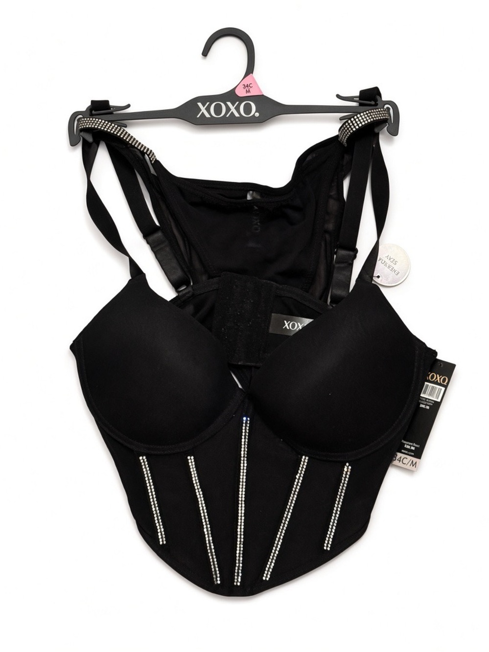 XOXO Black Bra set